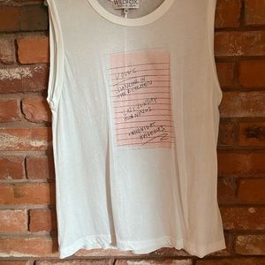 Wildfox tank top. Perfect for bride.